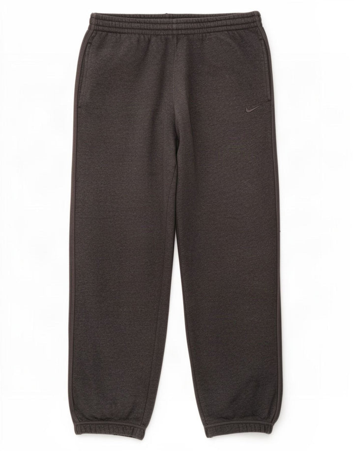 Nike Mens Tracksuit Trousers Joggers Large Grey Cotton
