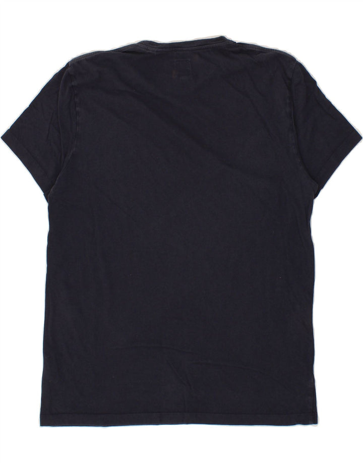 JACK WILLS Mens Graphic T-Shirt Top Small Navy Blue Cotton Vintage Jack Wills and Second-Hand Jack Wills from Messina Hembry 