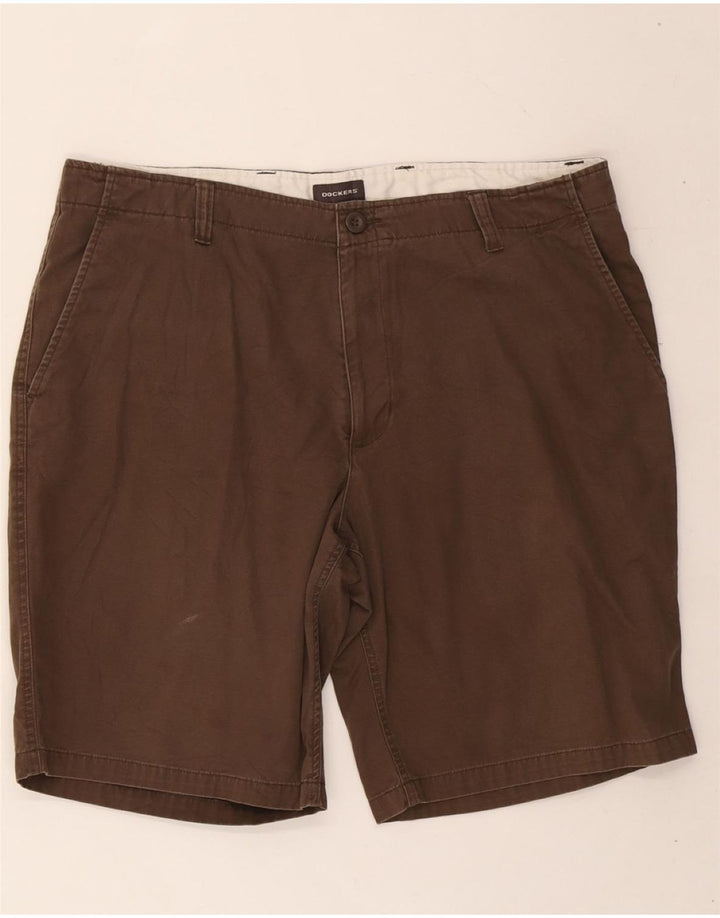 DOCKERS Mens Chino Shorts W38 XL Brown Cotton Vintage Dockers and Second-Hand Dockers from Messina Hembry 