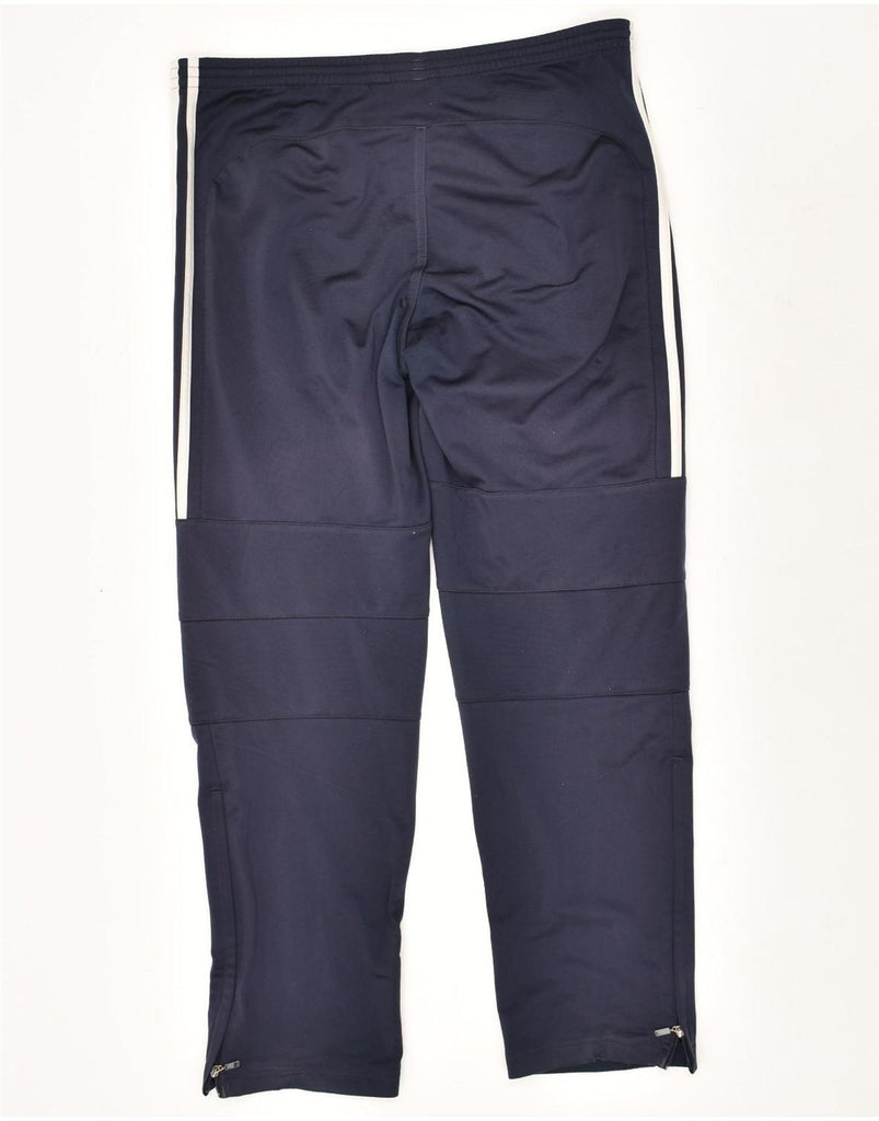 ADIDAS Boys Tracksuit Trousers 13-14 Years XL Navy Blue Polyester Vintage Adidas and Second-Hand Adidas from Messina Hembry 