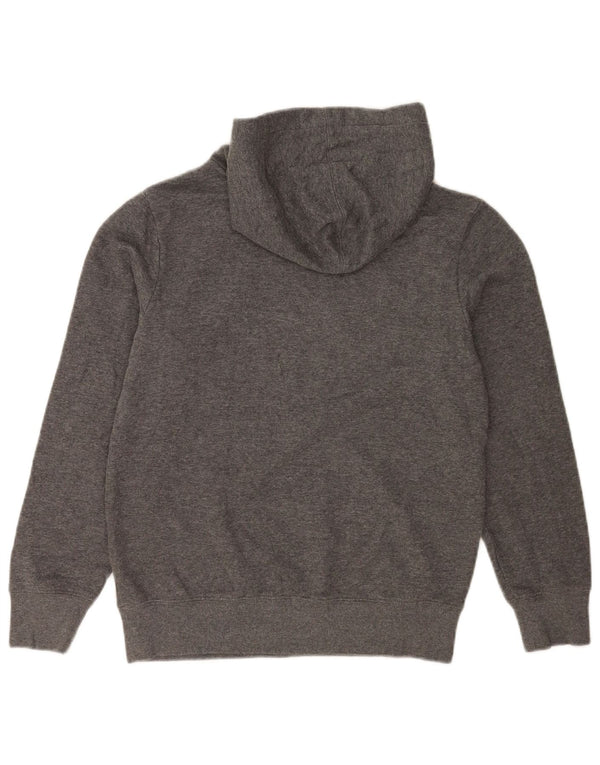 Hurley Boys Graphic Hoodie Jumper 12-13 Years Grey Cotton