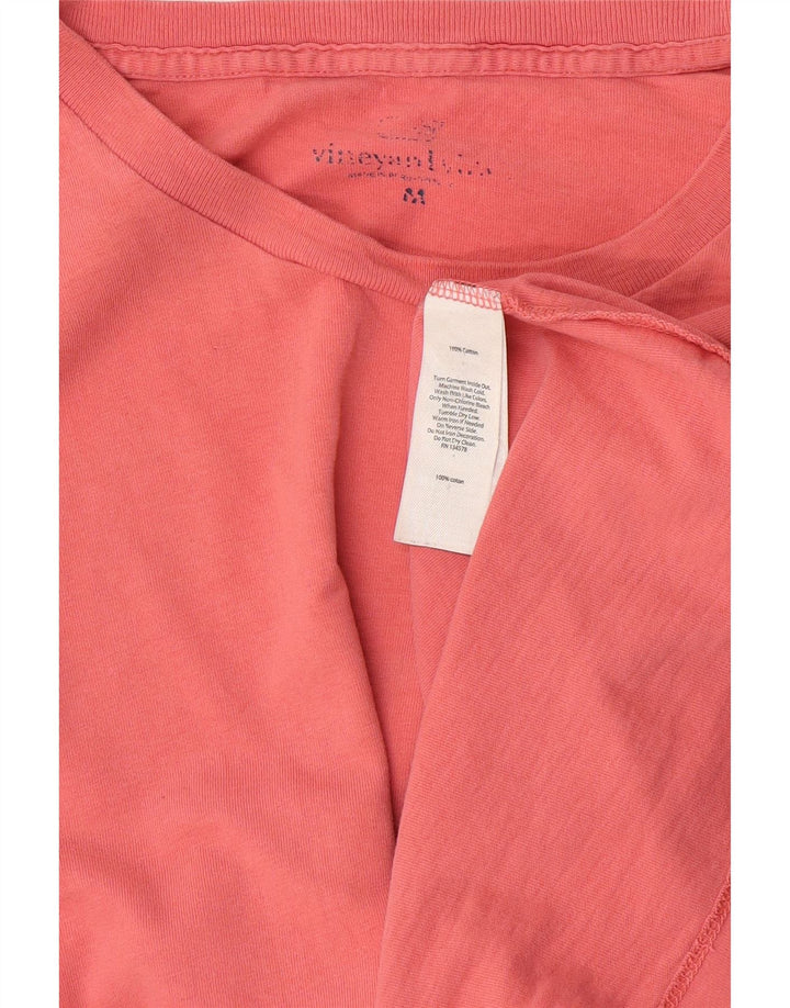 Vineyard Vines Mens Graphic T-Shirt Top Medium Pink Cotton