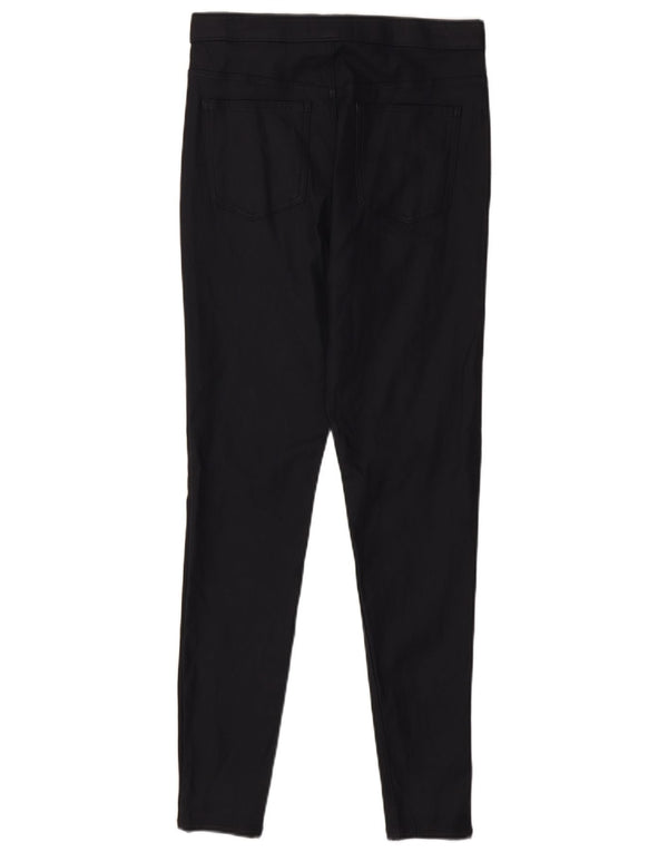 Marks & Spencer Womens Skinny Casual Trousers UK 10 Small W28 L29 Navy Blue