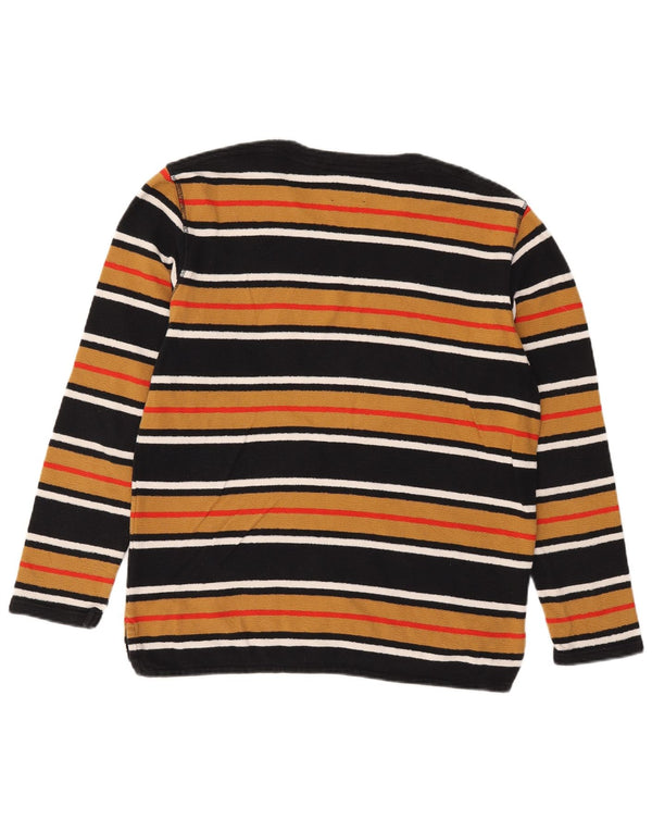 Levi's Mens Top Long Sleeve Medium Multicoloured Striped Cotton