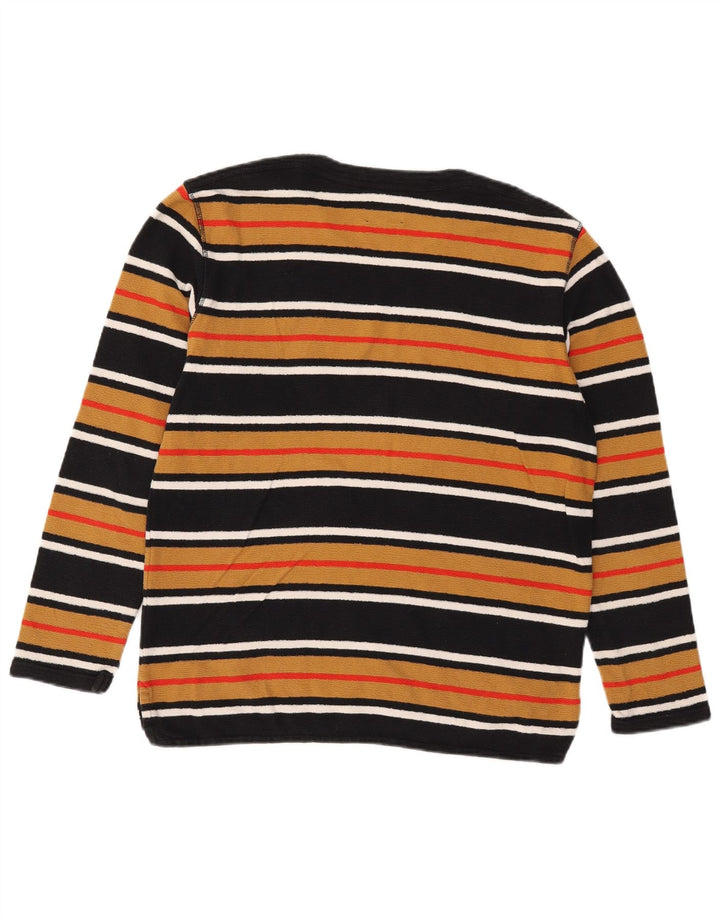 Levi's Mens Top Long Sleeve Medium Multicoloured Striped Cotton