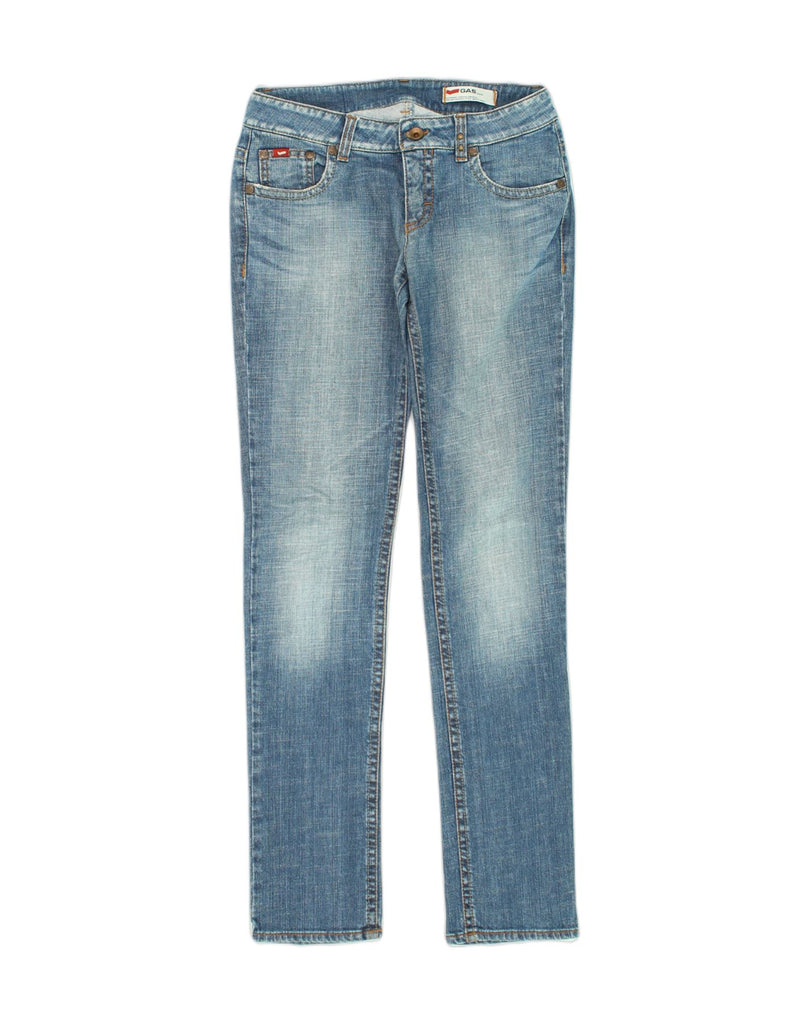 GAS Womens Slim Jeans W30 L34 Blue Cotton | Vintage Gas | Thrift | Second-Hand Gas | Used Clothing | Messina Hembry 