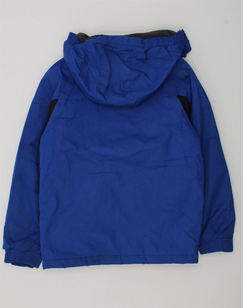 MOUNTAIN WAREHOUSE Boys Hooded Windbreaker Jacket 9-10 Years Blue | Vintage Mountain Warehouse | Thrift | Second-Hand Mountain Warehouse | Used Clothing | Messina Hembry 