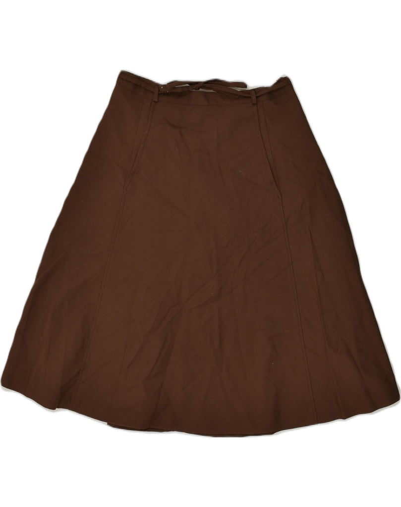 VINTAGE Womens A-Line Skirt W28 Medium Brown | Vintage Vintage | Thrift | Second-Hand Vintage | Used Clothing | Messina Hembry 