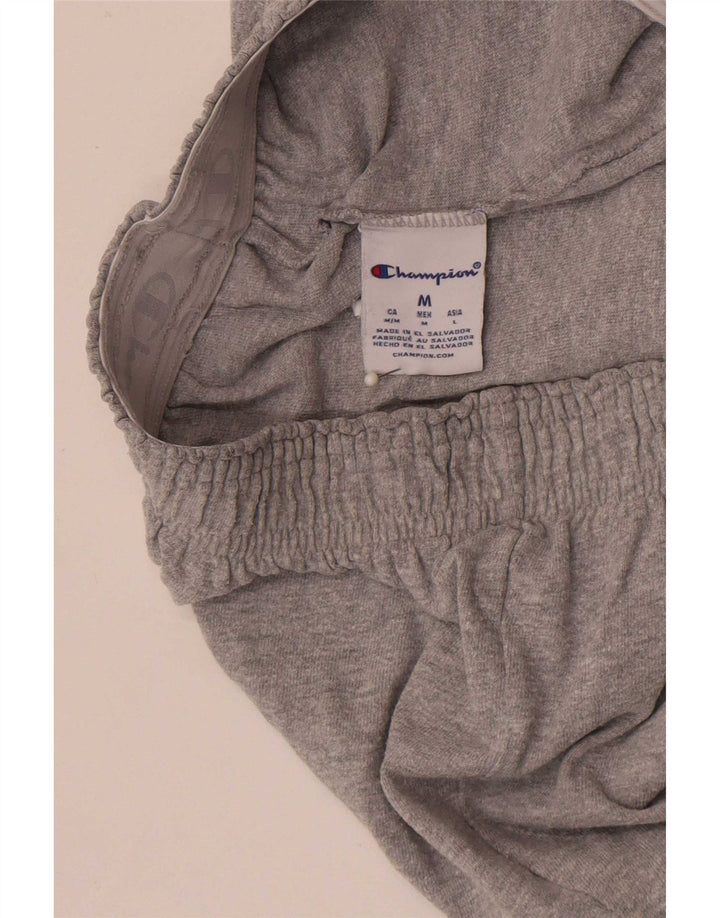 Champion Womens Sport Shorts UK 14 Medium Grey Cotton