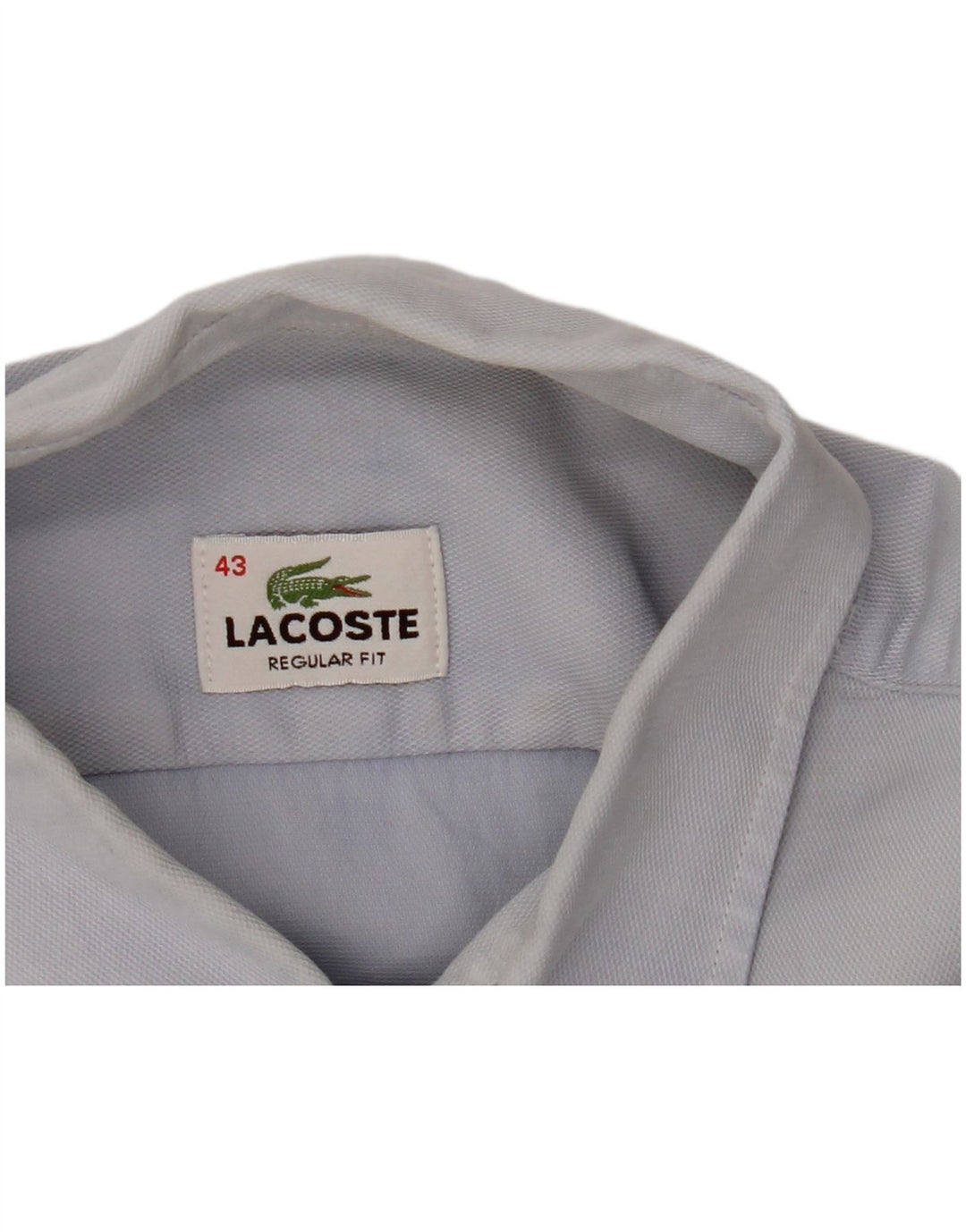 Lacoste Mens Short Sleeve Regular Fit Polo Shirt Size 43 Large Blue