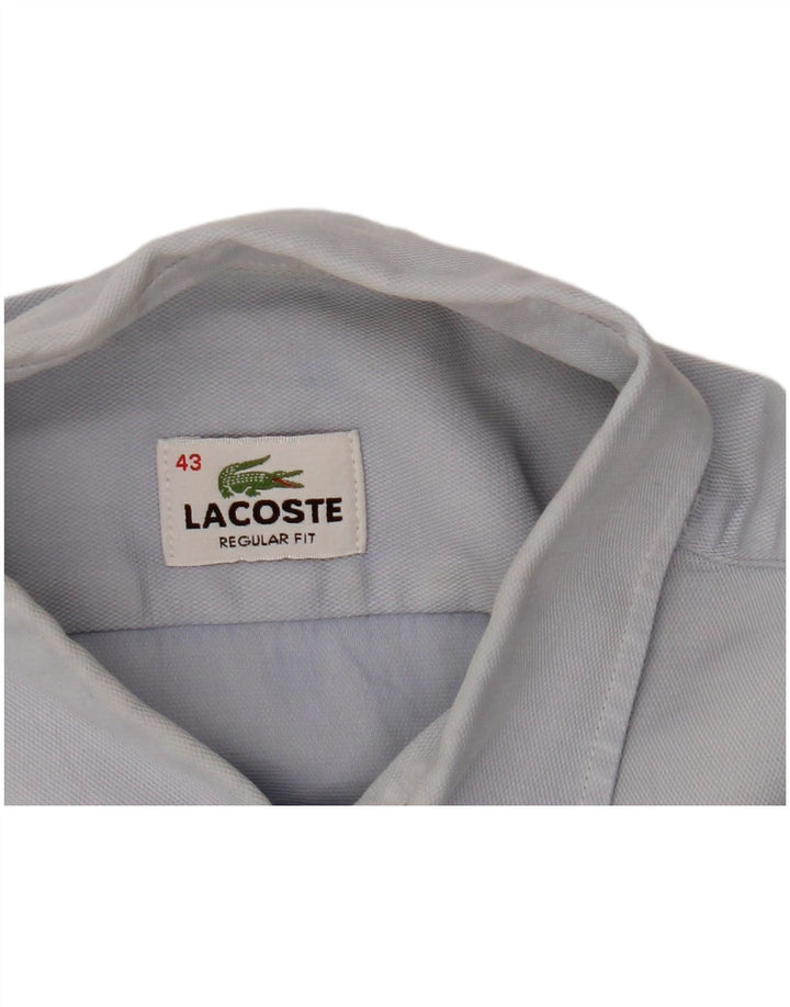 Lacoste Mens Short Sleeve Regular Fit Polo Shirt Size 43 Large Blue