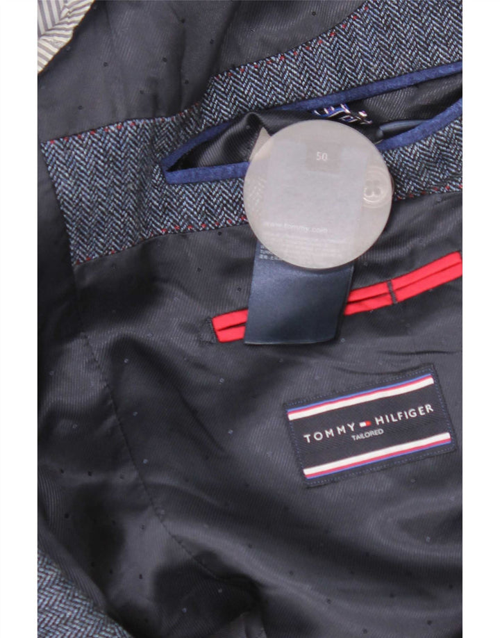 Tommy Hilfiger Mens Tailored Blazer Jacket IT 50 Large Navy Blue