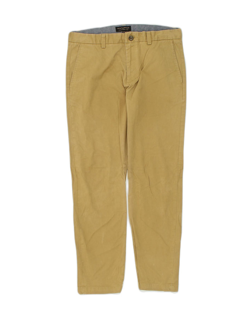 BANANA REPUBLIC Mens Fulton Skinny Chino Trousers W33 L30 Beige Cotton | Vintage Banana Republic | Thrift | Second-Hand Banana Republic | Used Clothing | Messina Hembry 