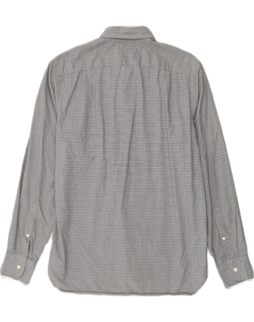 J. CREW Mens Shirt Medium Grey Check Cotton | Vintage J. Crew | Thrift | Second-Hand J. Crew | Used Clothing | Messina Hembry 