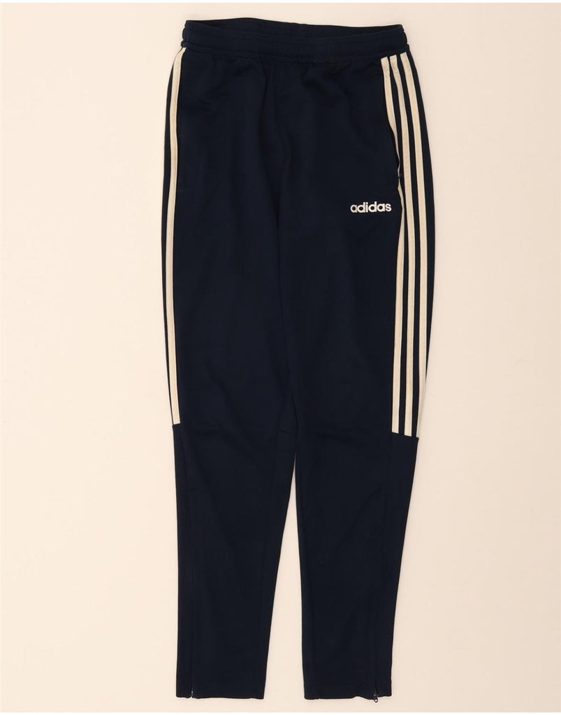 ADIDAS Womens Tracksuit Trousers UK 8 Small  Navy Blue Polyester Vintage Adidas and Second-Hand Adidas from Messina Hembry 