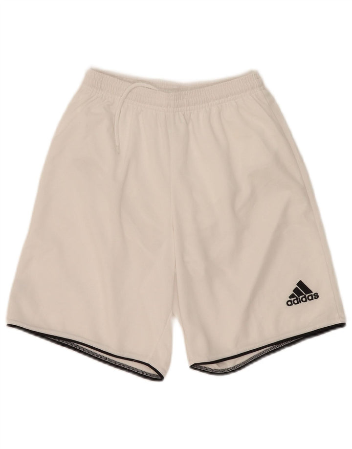 Adidas Mens Sport Shorts Small White Polyester Sports