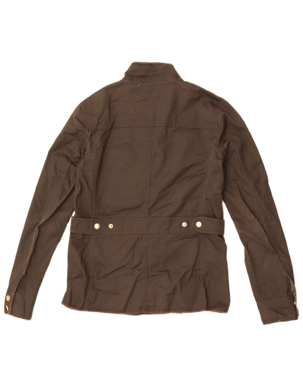 J. Crew Womens Utility Jacket UK 2 2XS Khaki Cotton