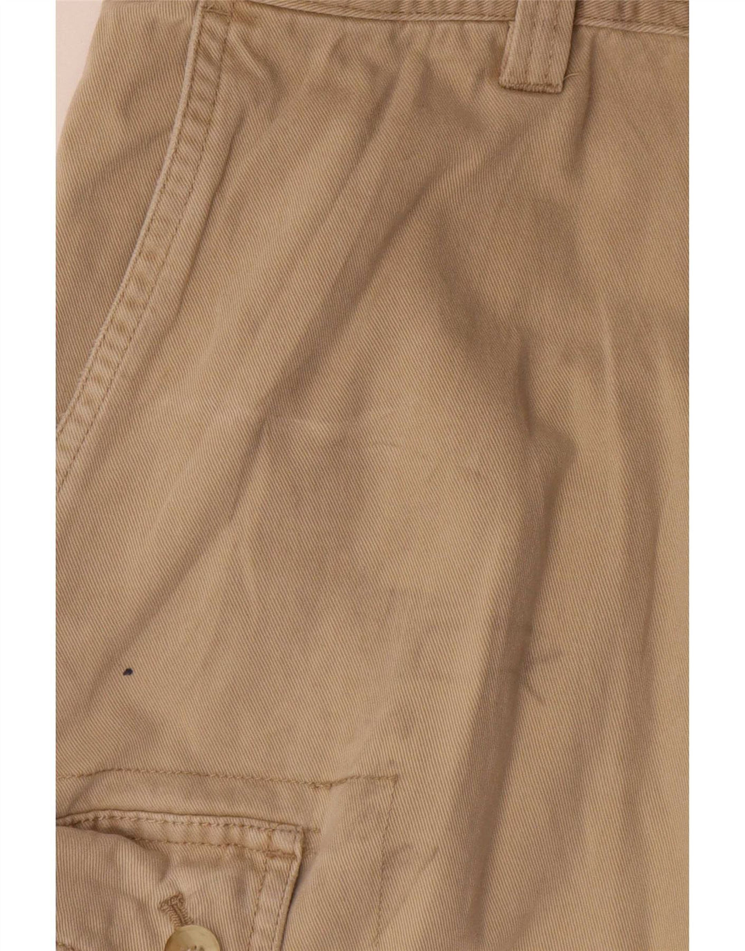 Izod Mens Cargo Shorts W40 XL Beige Cotton