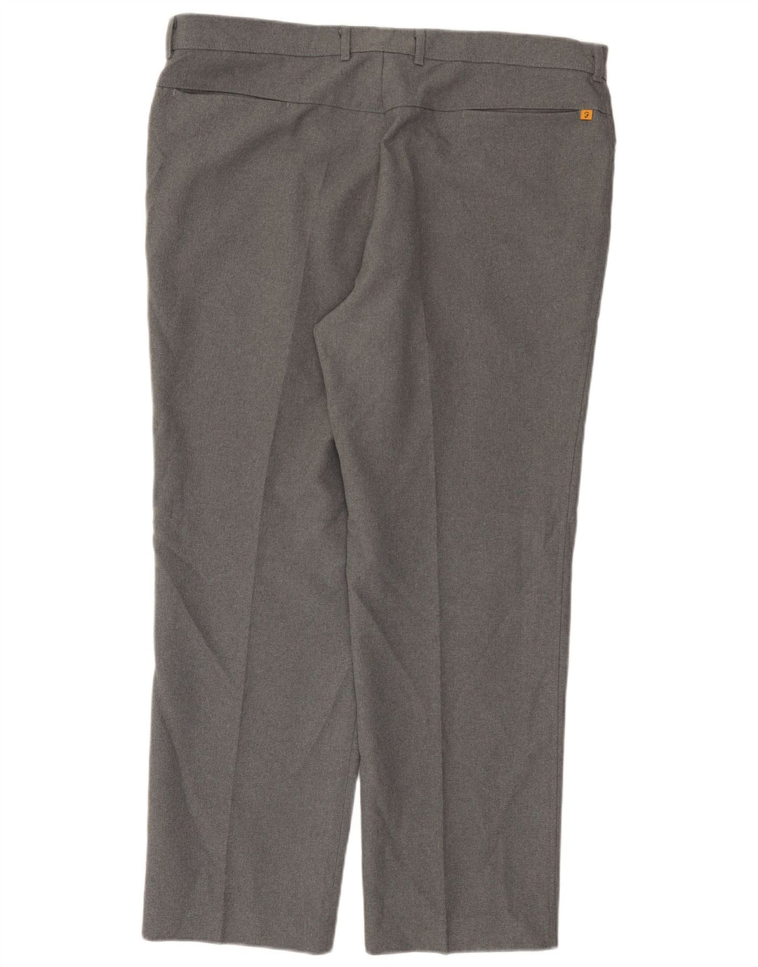 FARAH Mens Straight Casual Trousers W40 L30 Grey