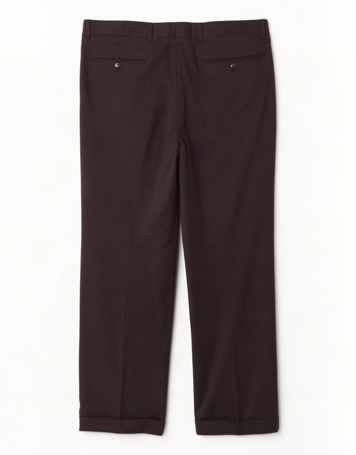 Hugo Boss Mens Pegged Suit Trousers W34 L30 Black Wool