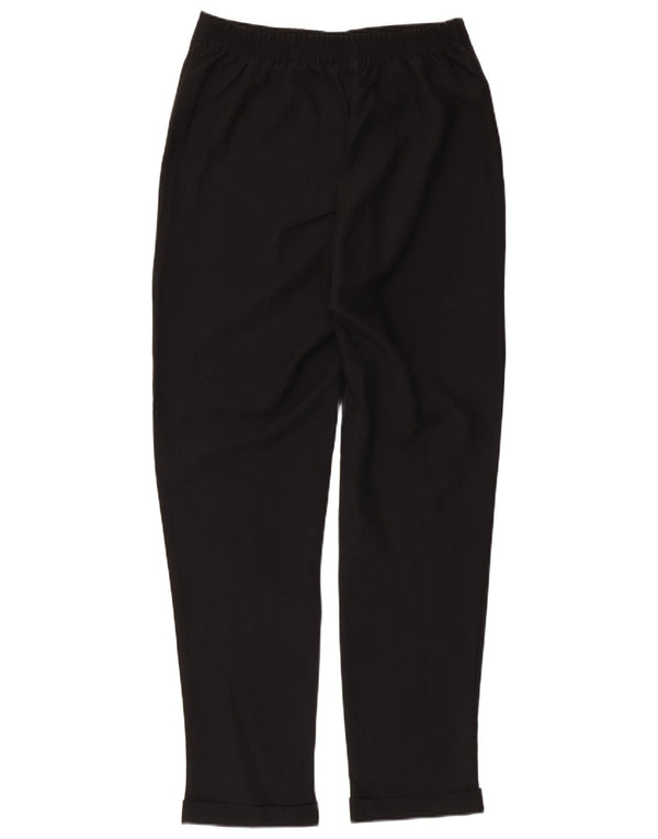Lipsy Womens Tapered Casual Trousers UK 12 Medium W30 L30 Black Polyester