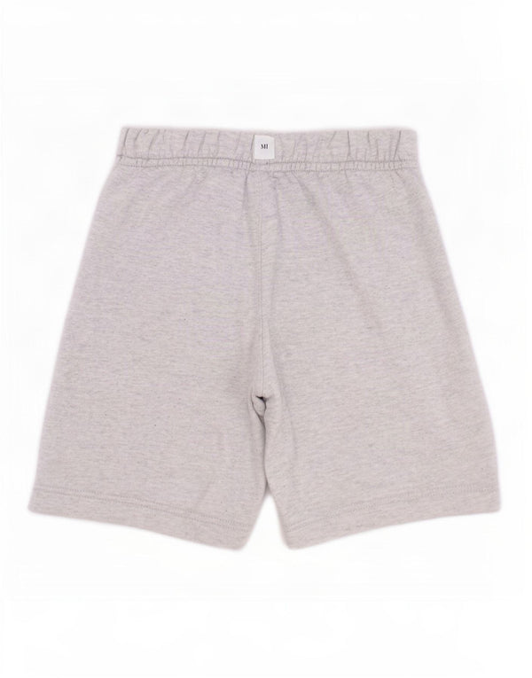 Adidas Boys Graphic Sport Shorts 2-3 Years Grey Flecked Cotton