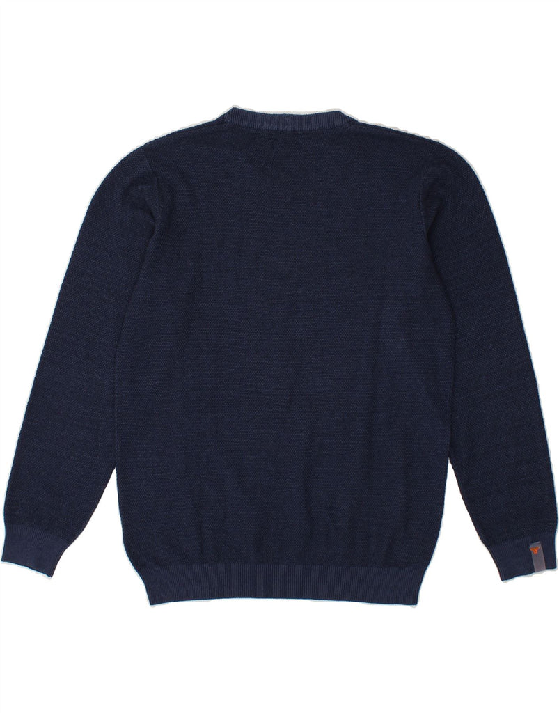 AVIREX Mens Crew Neck Jumper Sweater Large Navy Blue Vintage Avirex and Second-Hand Avirex from Messina Hembry 
