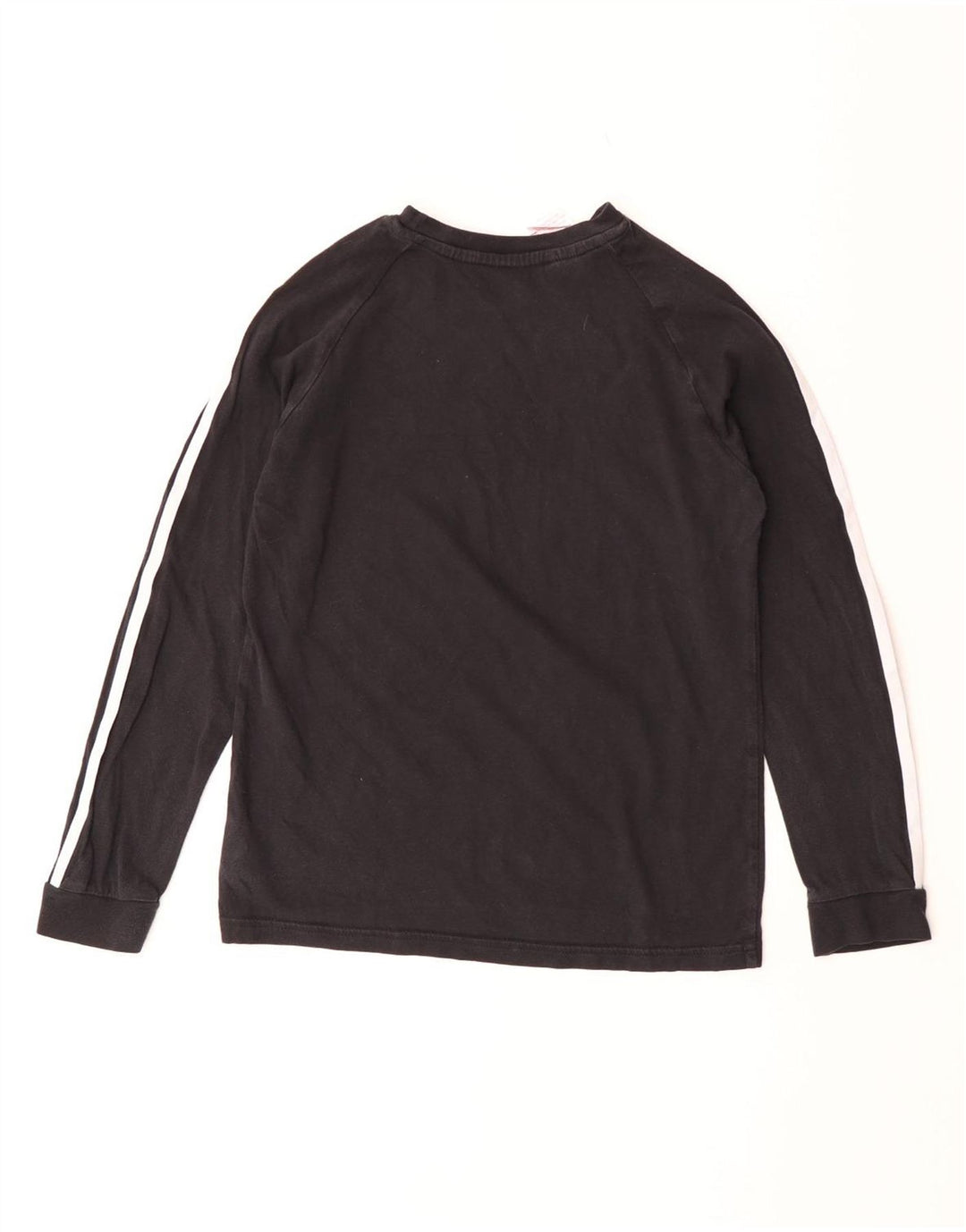 Adidas Boys Top Long Sleeve 11-12 Years Black Cotton