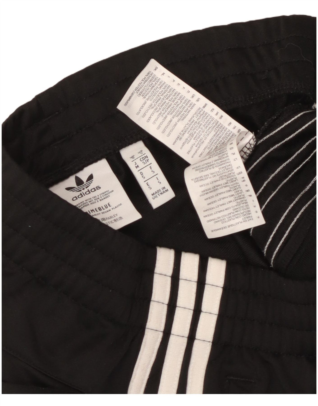 Adidas Mens Tracksuit Trousers Small  Black Polyester