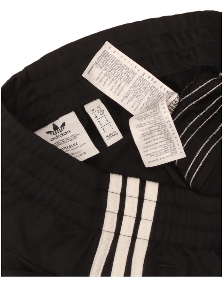 Adidas Mens Tracksuit Trousers Small  Black Polyester