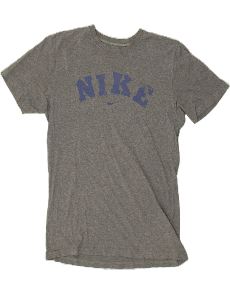 NIKE Mens Standard Fit Graphic T-Shirt Top Large Grey Cotton | Vintage Nike | Thrift | Second-Hand Nike | Used Clothing | Messina Hembry 