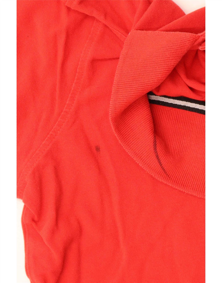 Hugo Boss Mens Polo Shirt XL Red Cotton