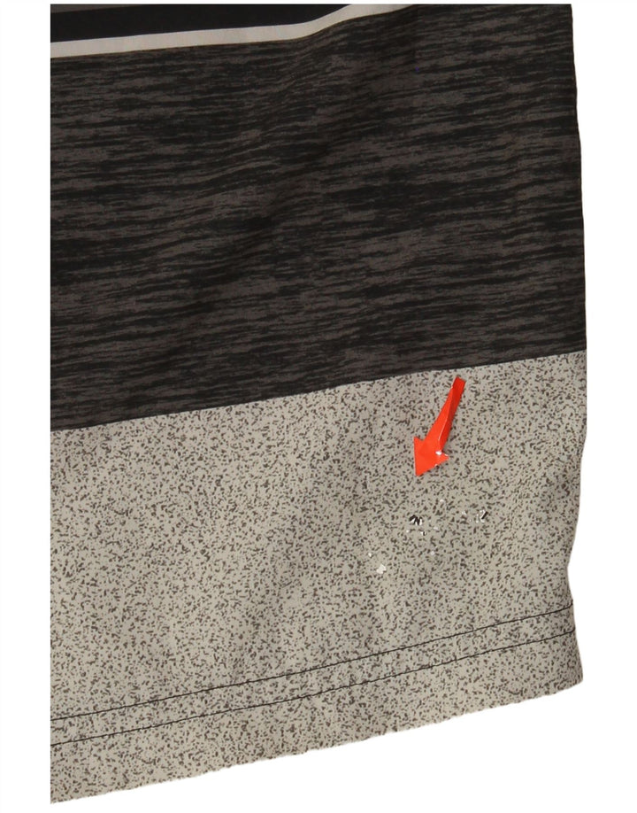 Crivit Mens Swimming Shorts XL  Black Colourblock Polyester
