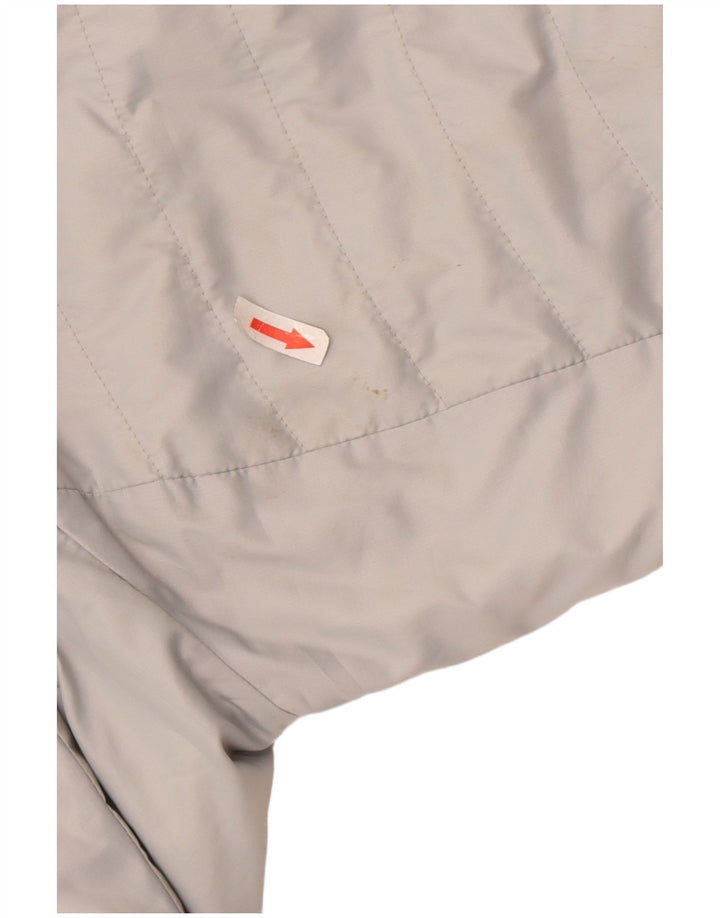 The North Face Womens Hooded Padded Jacket UK 16 Large Grey