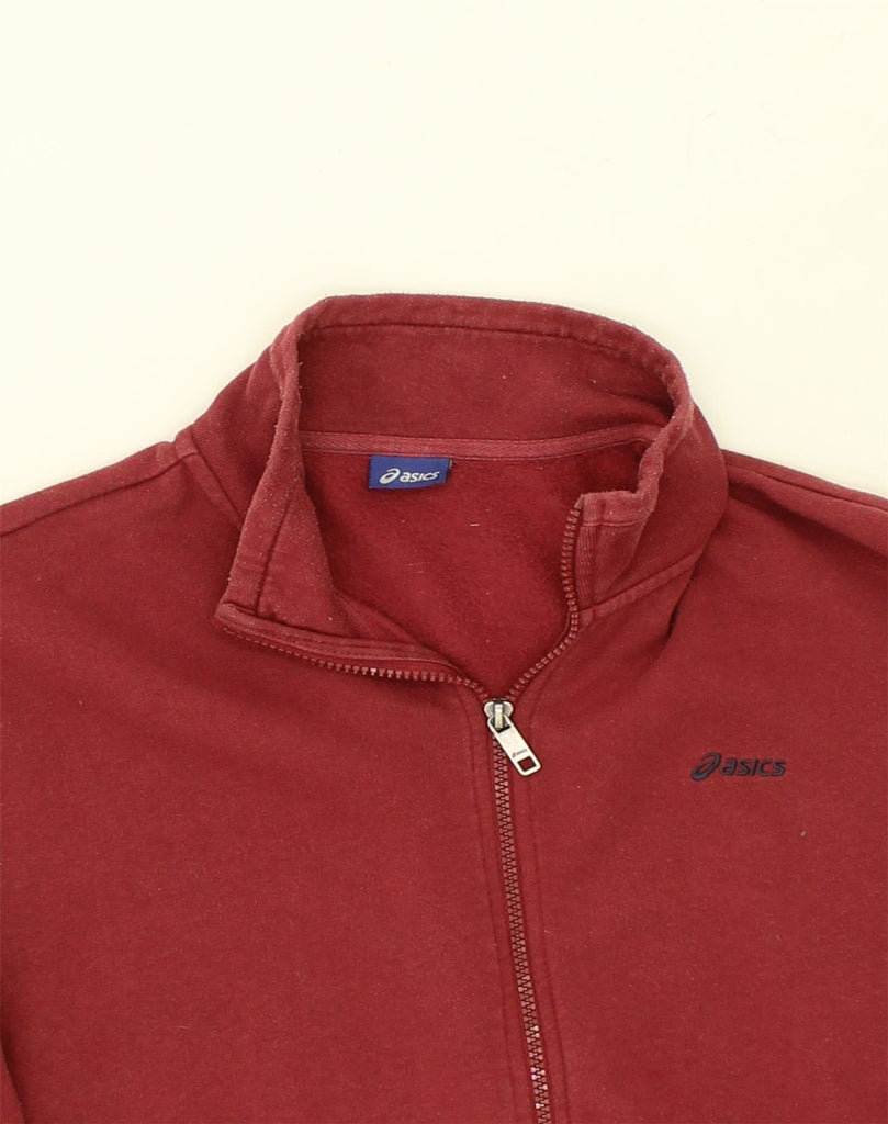 OASIS Mens Tracksuit Top Jacket Medium Burgundy Cotton | Vintage Oasis | Thrift | Second-Hand Oasis | Used Clothing | Messina Hembry 