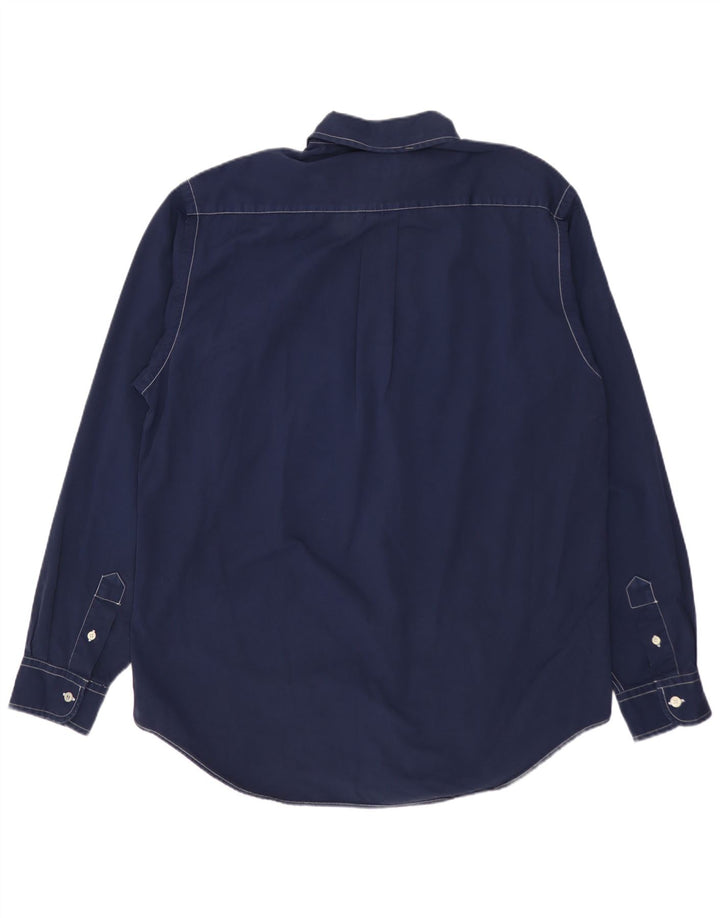 Calvin Klein Jeans Mens Shirt Medium Navy Blue