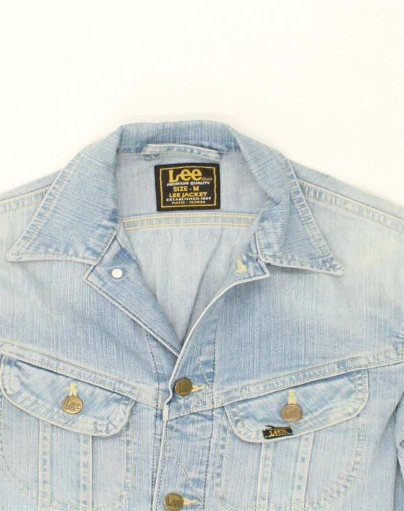 LEE Womens Denim Jacket UK 14 Medium Blue | Vintage Lee | Thrift | Second-Hand Lee | Used Clothing | Messina Hembry 