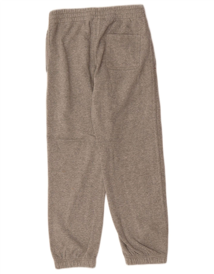 NIKE Boys Tracksuit Trousers Joggers 8-9 Years Small Grey Cotton
