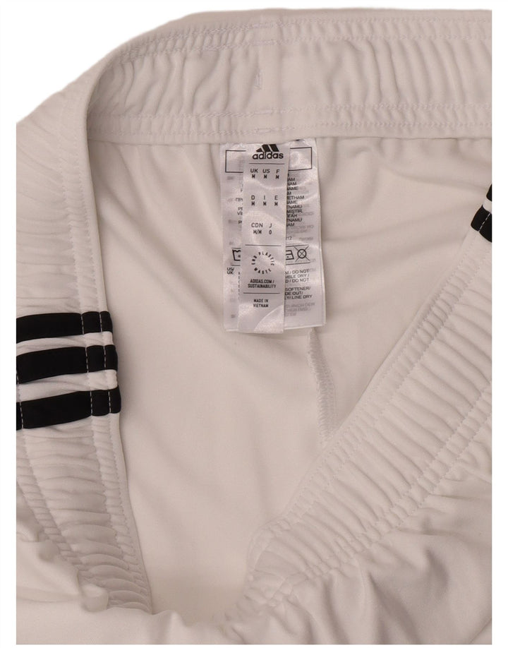 Adidas Mens Manchester United Sport Shorts Medium  White Polyester