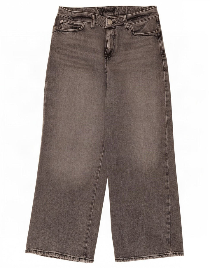 Zara Womens Wide Leg Jeans W30 L27 Grey