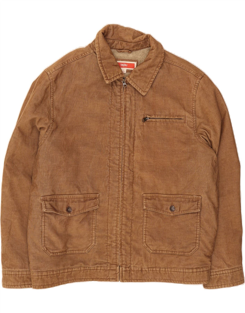 MOSSIMO Mens Corduroy Sherpa Jacket UK 40 Large Brown Vintage Mossimo and Second-Hand Mossimo from Messina Hembry 
