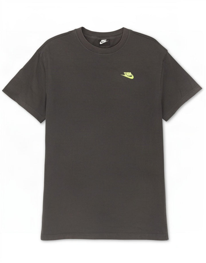 Nike Mens Graphic T-Shirt Top Medium Grey Cotton