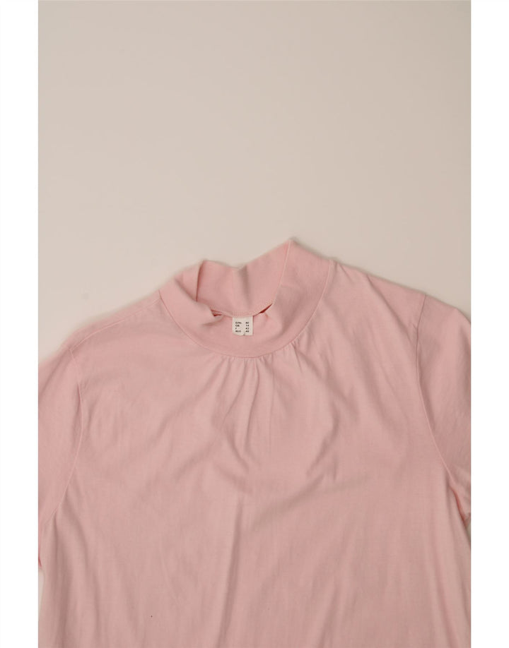 VINTAGE Womens T-Shirt Top UK 14 Medium  Pink Cotton Vintage Vintage and Second-Hand Vintage from Messina Hembry 