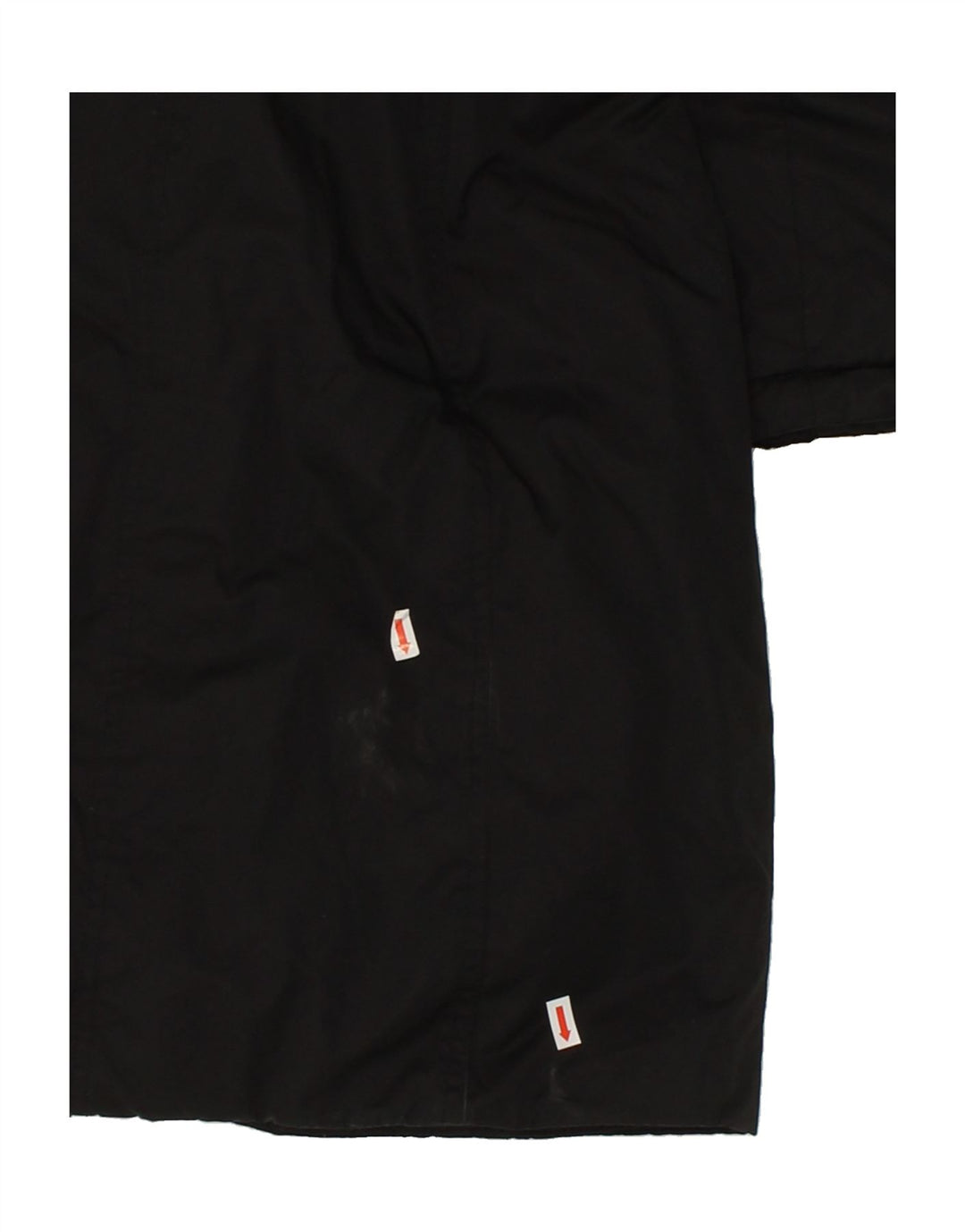 VINTAGE Womens Windbreaker Coat UK 14 Medium Black Cotton Vintage Vintage and Second-Hand Vintage from Messina Hembry 