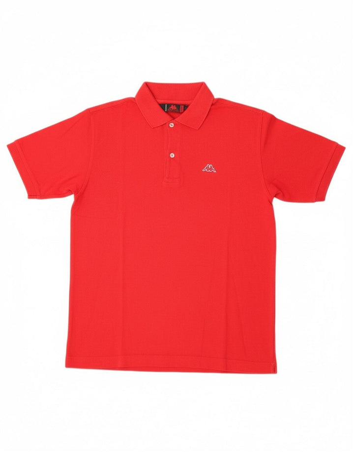 Kappa Mens Polo Shirt Small Red Cotton