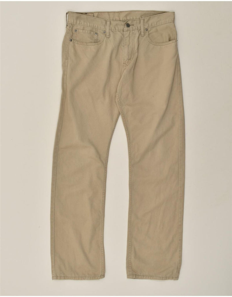 LEVI'S Mens 514 Straight Casual Trousers W32 L32  Beige Cotton | Vintage Levi's | Thrift | Second-Hand Levi's | Used Clothing | Messina Hembry 