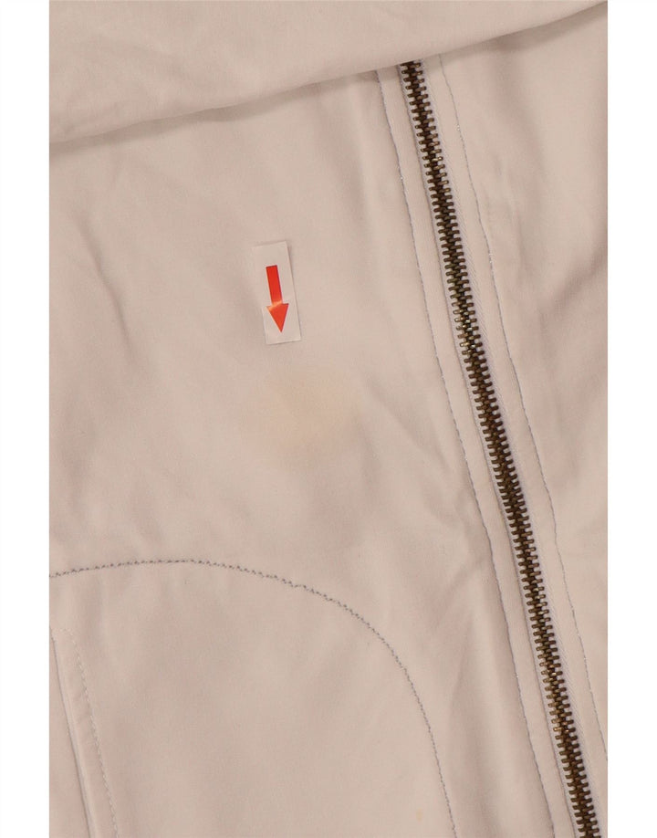 MURPHY & NYE Womens Graphic Tracksuit Top Jacket UK 10 Small White