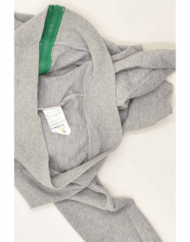 BENETTON Boys Tracksuit Top Jacket 11-12 Years 2XL  Grey Cotton | Vintage Benetton | Thrift | Second-Hand Benetton | Used Clothing | Messina Hembry 