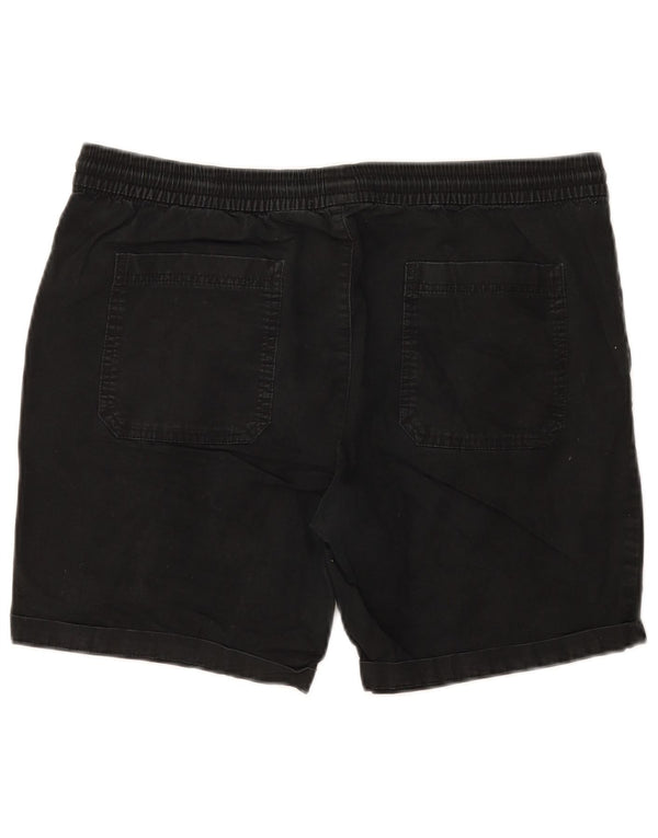 Marks & Spencer Mens Chino Shorts Large W34  Black Cotton