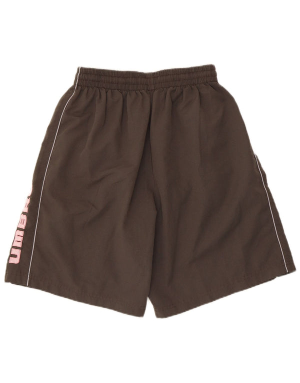 UMBRO Mens Graphic Swimming Shorts Medium Grey Polyester